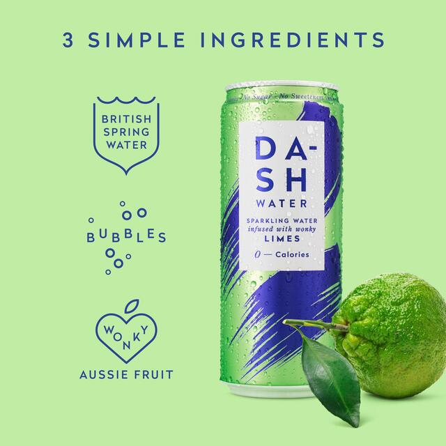 DASH Lime Infused Sparkling Water thumbnail 3