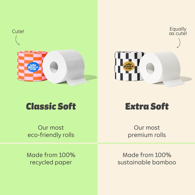 Who Gives A Crap Extra Soft Double Length Toilet Roll thumbnail 5