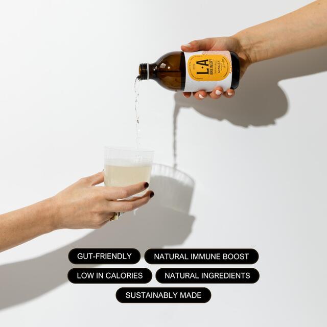 LA Brewery Ginger Kombucha thumbnail 4