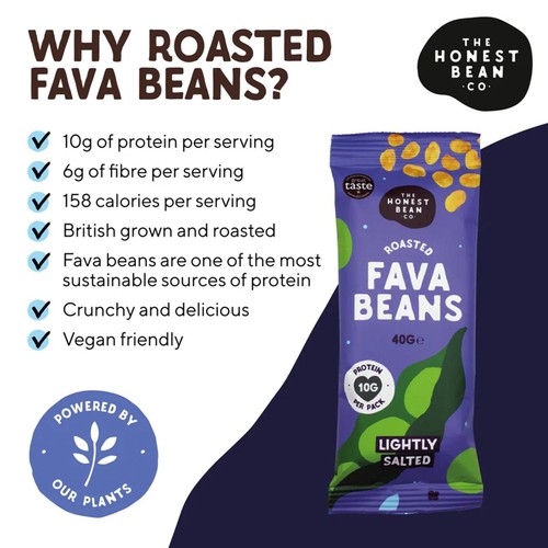 Honest Bean Co Roasted Fava Bean Sea Salt & Cider Vinegar thumbnail 4