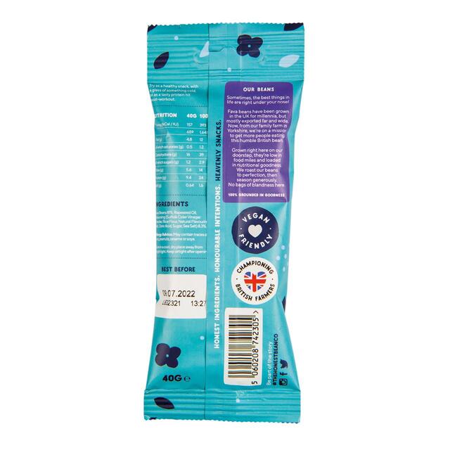 Honest Bean Co Roasted Fava Bean Sea Salt & Cider Vinegar thumbnail 2