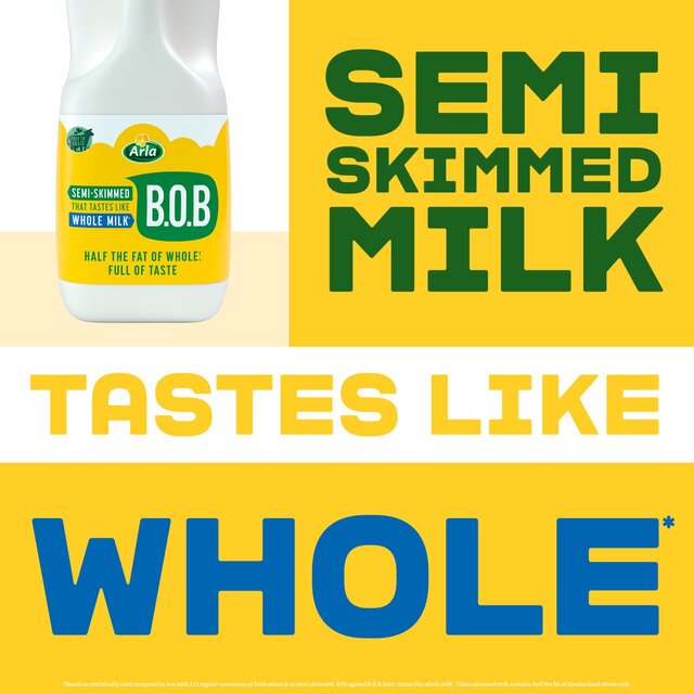 Arla BOB Semi-Skimmed Milk Tastes like Whole thumbnail 6