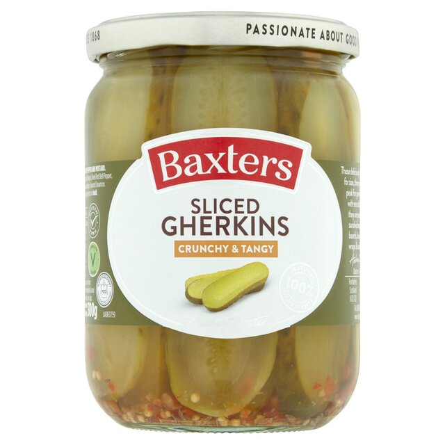 Baxters Sliced Tangy Gherkins