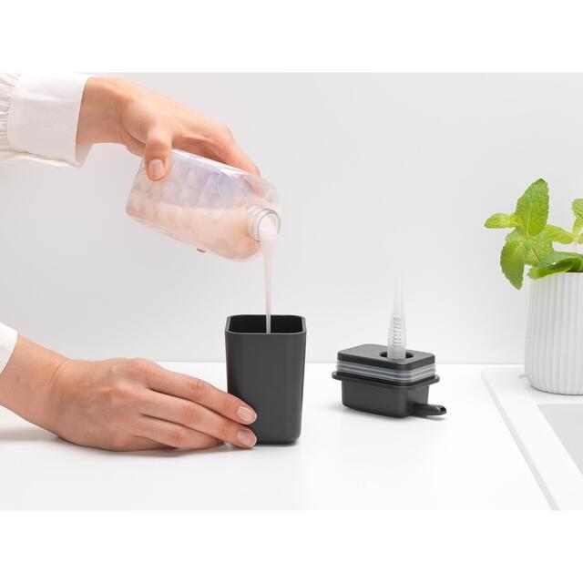 Brabantia Sinkside Soap Dispenser, Dark Grey thumbnail 5