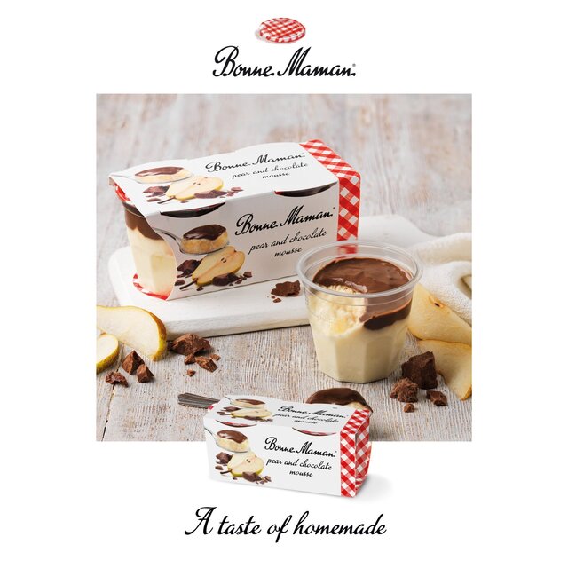 Bonne Maman Pear and Choc Mousse Dessert thumbnail 3