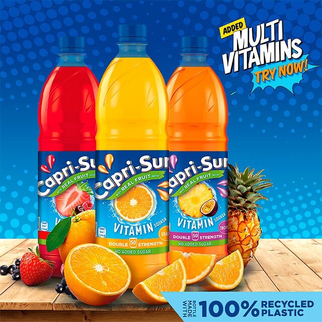 Capri Sun Double Strength Tropical Multivitamin Squash thumbnail 2