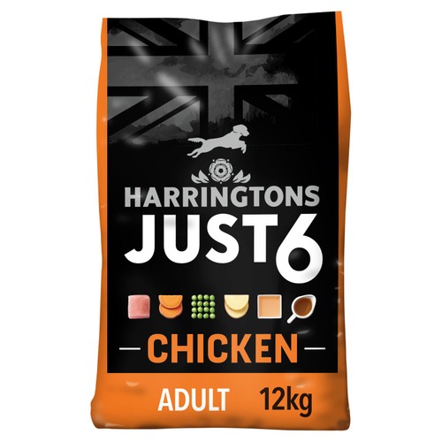 Harringtons Dog Just 6 Dry Chicken