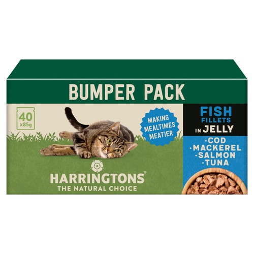 Harringtons Wet Cat Fish in Jelly