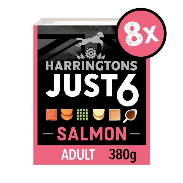 Harringtons Dog Just 6 Wet Salmon