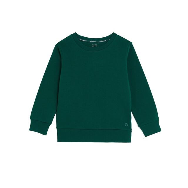 M&S Unisex Regular Fit School Sweatshirt, 3-14 Years, Bottle Green