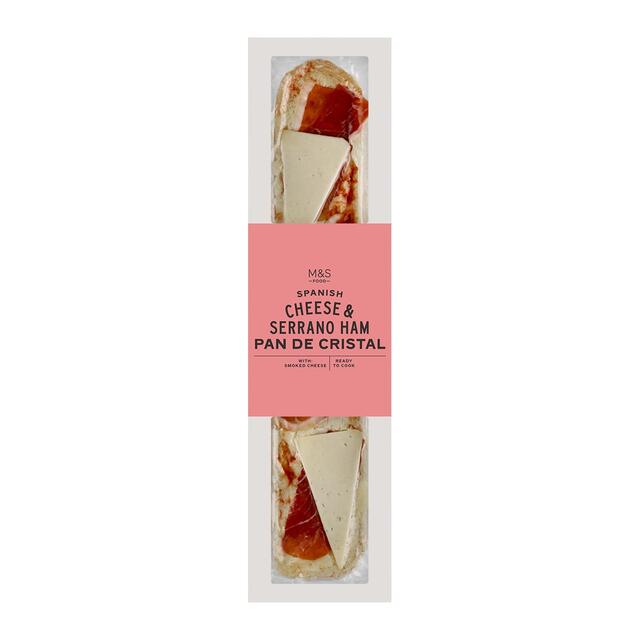 M&S Collection Spanish Serrano Ham & Smoked Cheese Pan De Cristal thumbnail 2