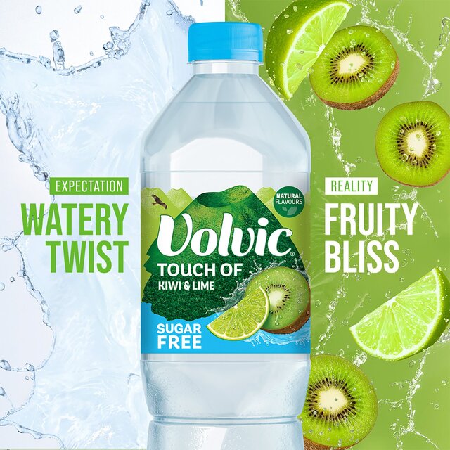 Volvic Touch of Fruit Kiwi Sugar Free Still Flavoured Water thumbnail 3