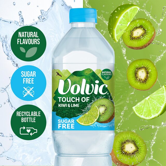 Volvic Touch of Fruit Kiwi Sugar Free Still Flavoured Water thumbnail 6