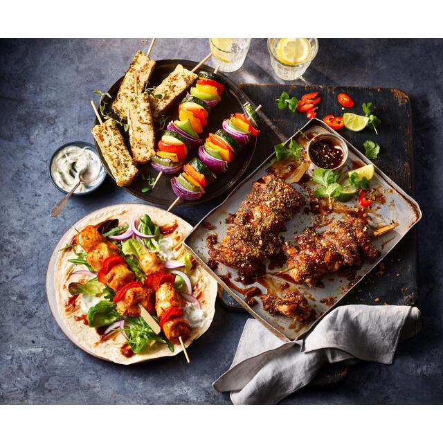 M&S Grill 4 Halloumi Kebabs thumbnail 3