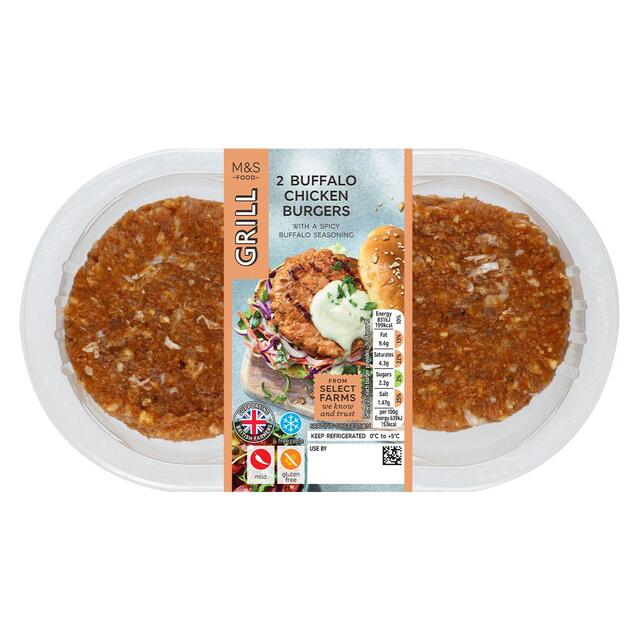 M&S 2 Buffalo Chicken Burgers thumbnail 2