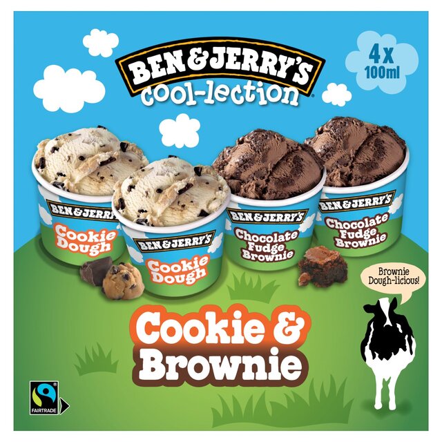 Ben & Jerry's Choc-Dough Cool-lection Ice Cream Mini Cup Multipack