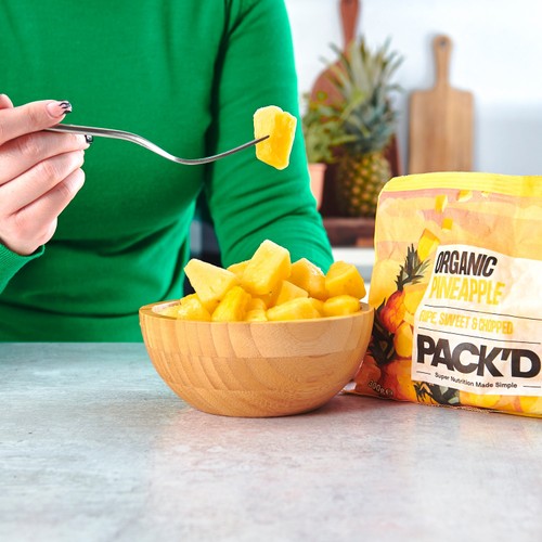 PACK'D Organic & Chopped Pineapple thumbnail 3