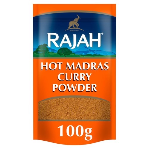 Rajah Spices Ground Hot Madras Curry Powder