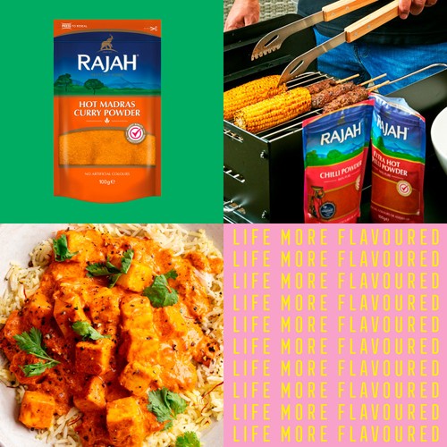 Rajah Spices Ground Hot Madras Curry Powder thumbnail 3