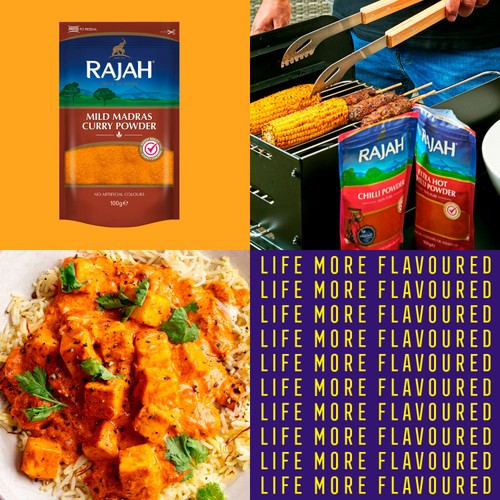 Rajah Spices Ground Mild Madras Curry Powder thumbnail 4