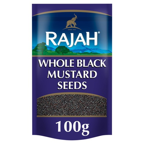 Rajah Spices Whole Black Mustard Seeds