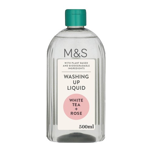 M&S White Tea & Rose Washing Up Liquid
