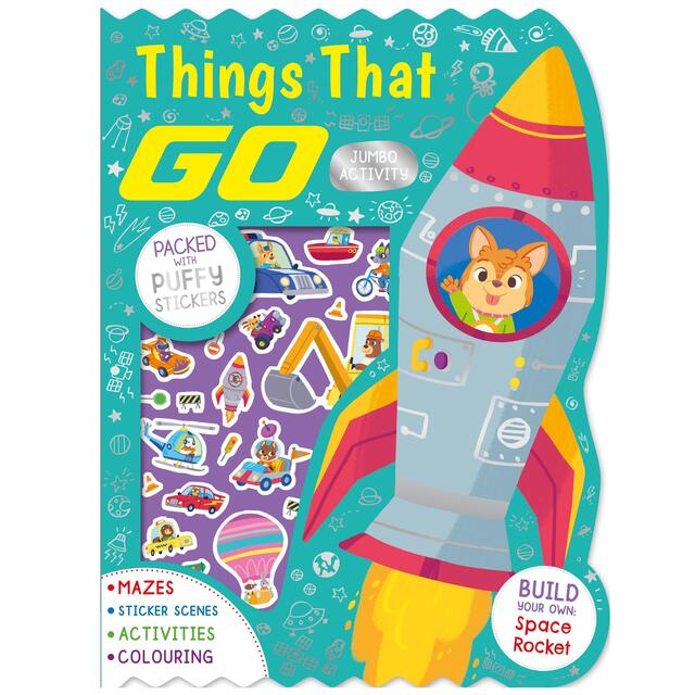 Igloobooks Things That Go Jumbo Activity