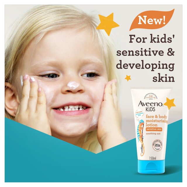 Aveeno Kids Face & Body Moisturising Lotion for Sensitive Skin thumbnail 2