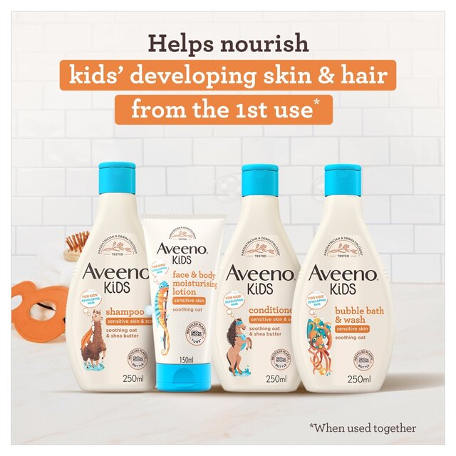 Aveeno Kids Face & Body Moisturising Lotion for Sensitive Skin thumbnail 5
