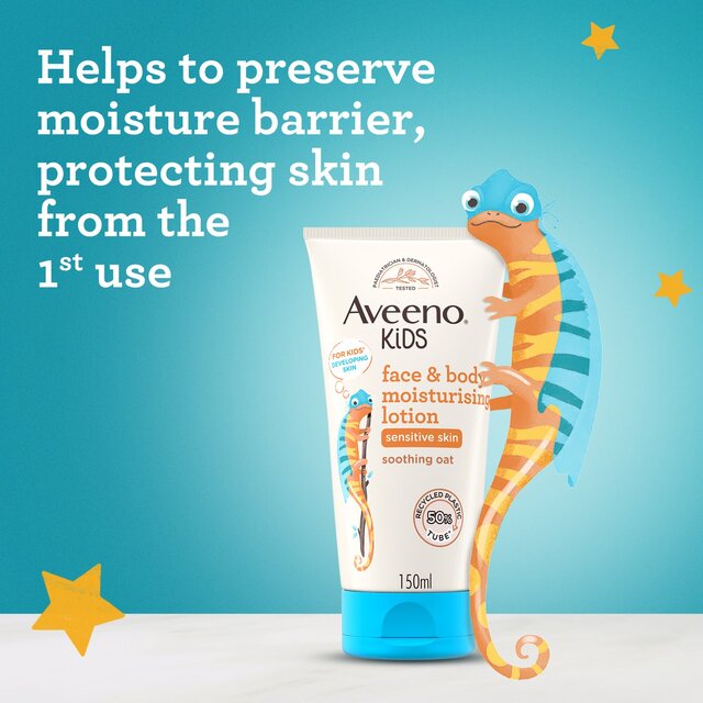 Aveeno Kids Face & Body Moisturising Lotion for Sensitive Skin thumbnail 7