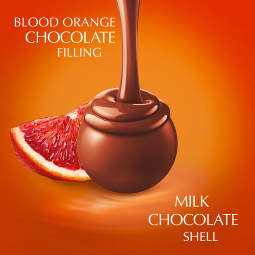 Lindt Lindor Blood Orange Milk Chocolate Truffles Box thumbnail 7