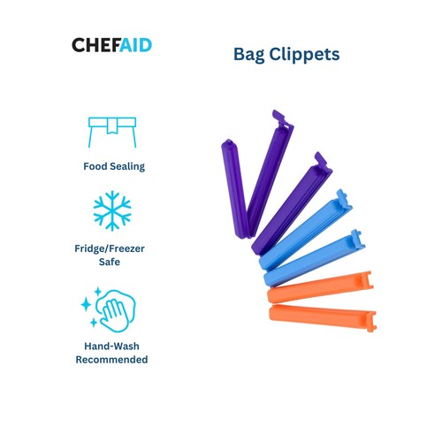 Chef Aid Bag Clippets x 6 thumbnail 2