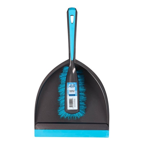 Elliotts Dustpan and Brush Set 39x23x11cm a mix of stiff and soft bristles