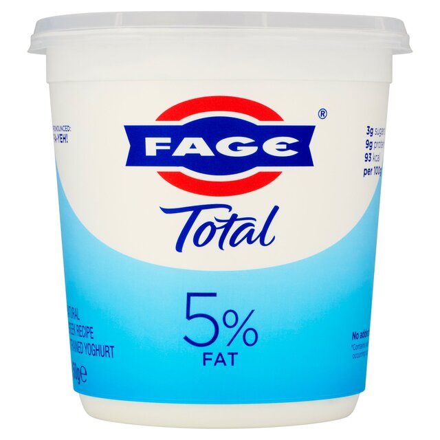 Fage Total 5% Fat Natural Greek Recipe Strained Yoghurt - Image 1