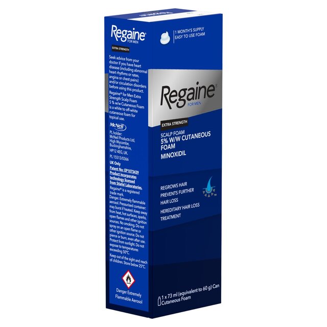 Regaine for Men Extra Strength Hair Regrowth Scalp Foam (1 month supply) thumbnail 2