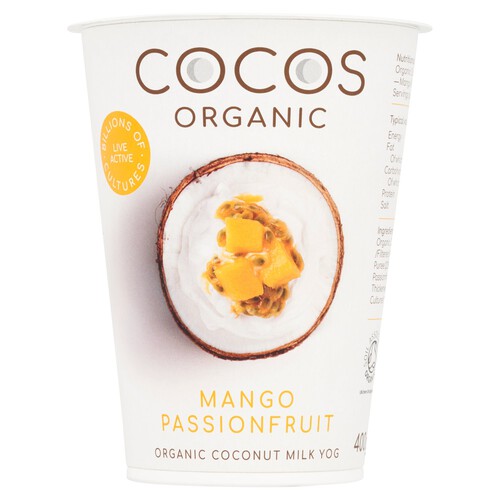 COCOS Organic Mango and Passionfruit Coconut Yoghurt