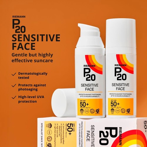P20 Sensitive Face SPF 50+ Sun Cream thumbnail 4