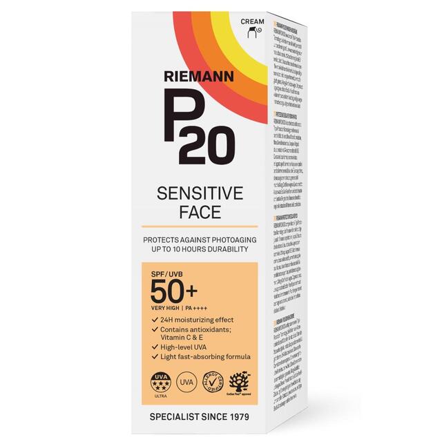 P20 Sensitive Face SPF 50+ Sun Cream thumbnail 3