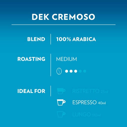 Lavazza A Modo Mio Compostable Dek Cremoso Coffee Capsules thumbnail 5