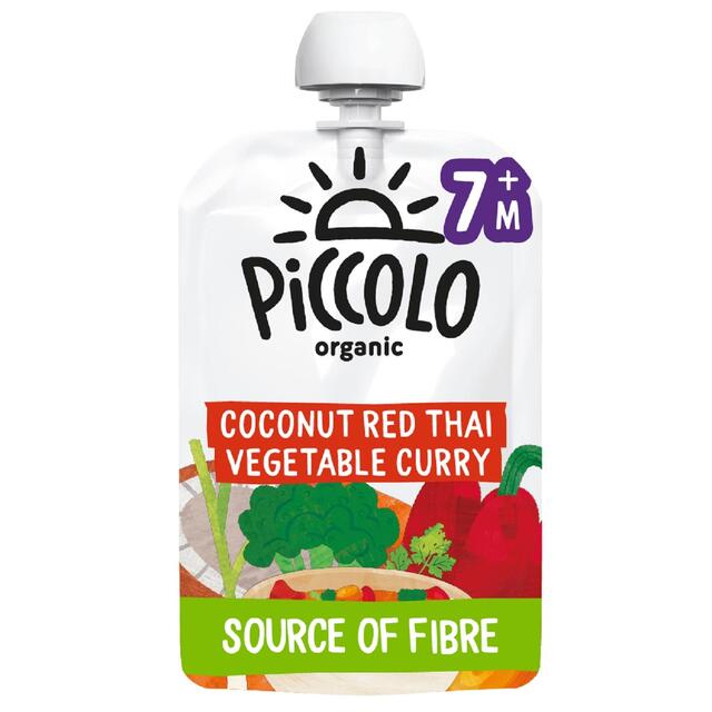 Piccolo Vegetable Thai Curry Organic Pouch 7mths+