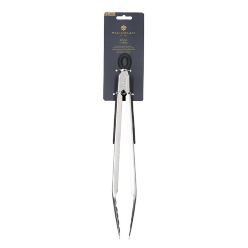 MasterClass Deluxe Stainless Steel 30cm Food Tongs thumbnail 4