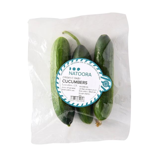 Natoora Organic British Baby Cucumbers thumbnail 2