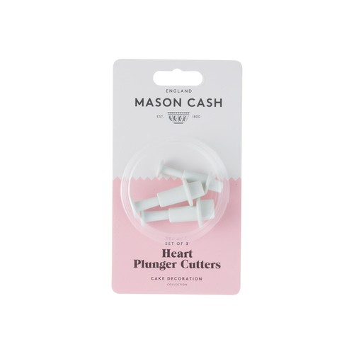 Mason Cash Set of 3 Mini Heart Plungers