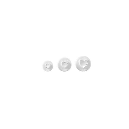 Mason Cash Set of 3 Mini Heart Plungers thumbnail 2