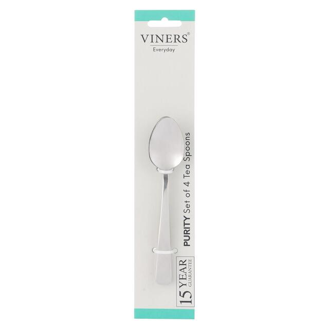 Viners Everyday Purity 4 Piece Teaspoon Set thumbnail 2