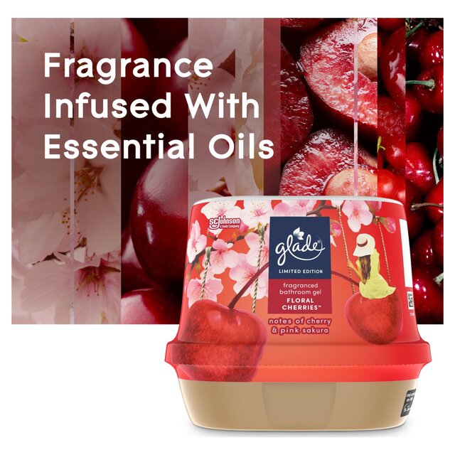 Glade Bathroom Gel Floral Cherries thumbnail 3