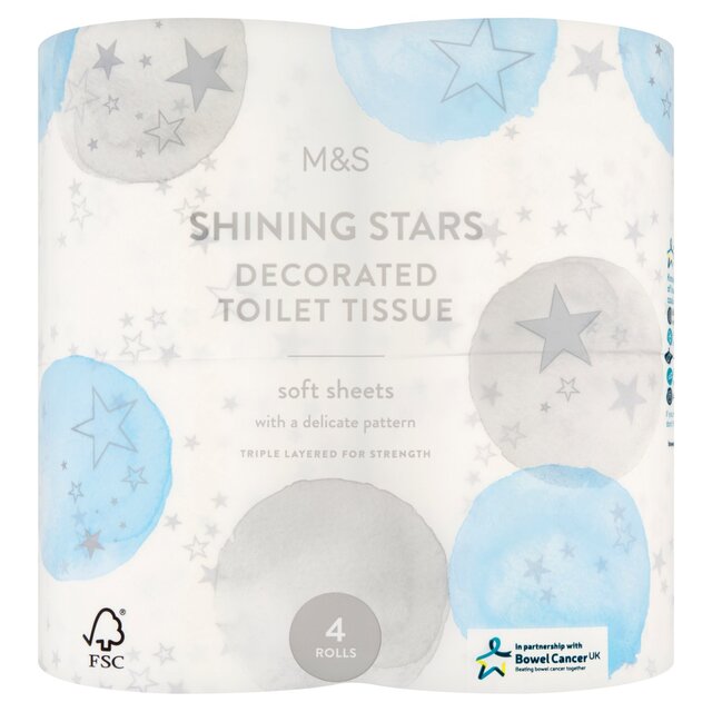 M&S Silver Stars Toilet Paper