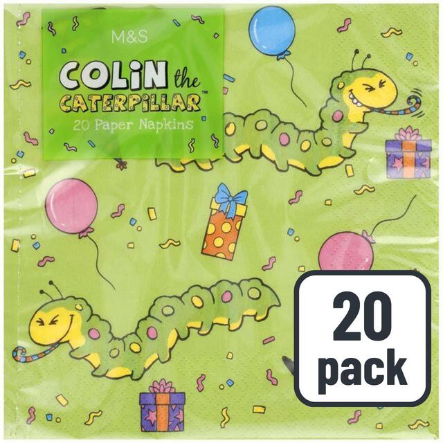 M&S Colin & Connie Caterpillars Napkins