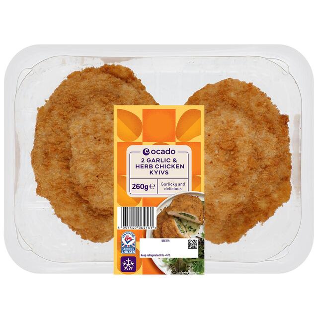 Ocado 2 Garlic & Herb Chicken Kyivs thumbnail 2