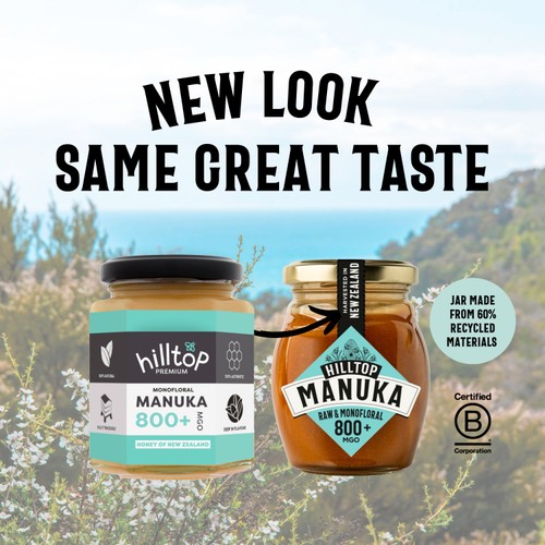 Hilltop Honey Manuka MGO800+ Honey thumbnail 6